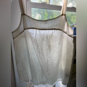 NWT Gap Linen Tank Sz XS